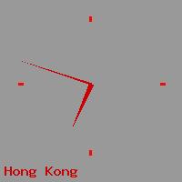 Best call rates from Australia to HONG KONG. This is a live localtime clock face showing the current time of 1:52 pm Sunday in Hong Kong.